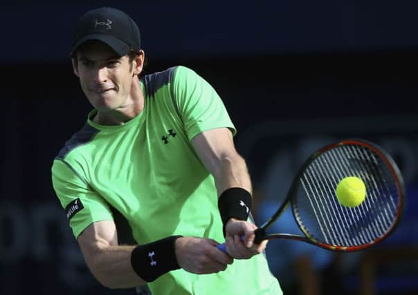 Andy Murray has slipped to fifth in the world rankings. Picture: Getty