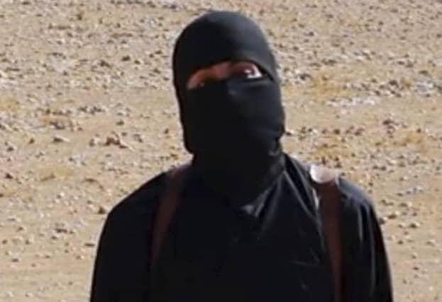 A video still purporting to show Mohamed Emwazi, dubbed Jihadi John. Picture: PA
