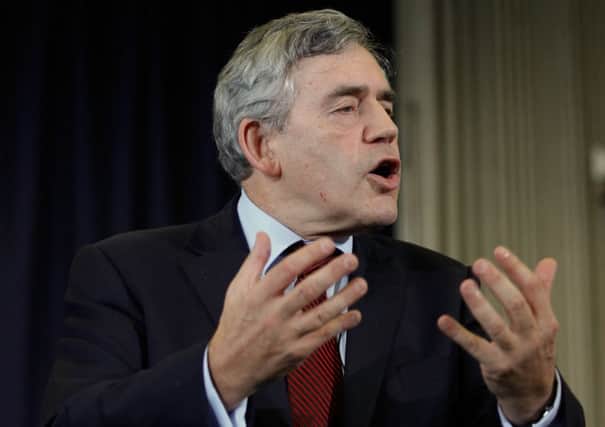 Gordon Brown. Picture: JP