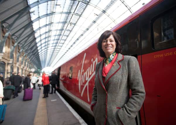 Claire Perry, Rail Minister at the Department for Transport at the launch of Virgin Trains East Coast at Londons Kings Cross station. Picture: PA