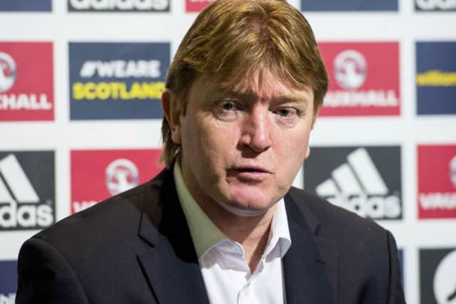 Stuart McCall faces the press in his role as part of the Scotland coaching team yesterday. Picture: SNS