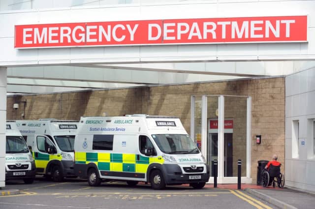 January A&E waiting time targets were missed again in January. Picture: Jane Barlow