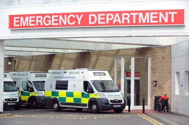 January A&E waiting time targets were missed again in January. Picture: Jane Barlow