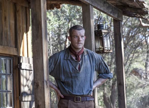Russell Tovey pictured in Banished. Picture: BBC