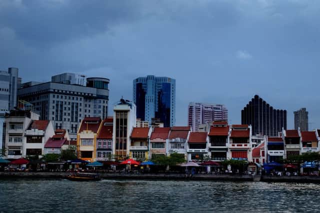 Singapore's harbour and financial district. Picture: Phil Wilkinson/TSPL