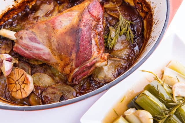 Roast Leg of Lamb with Boulangère Potatoes. Picture: Contributed