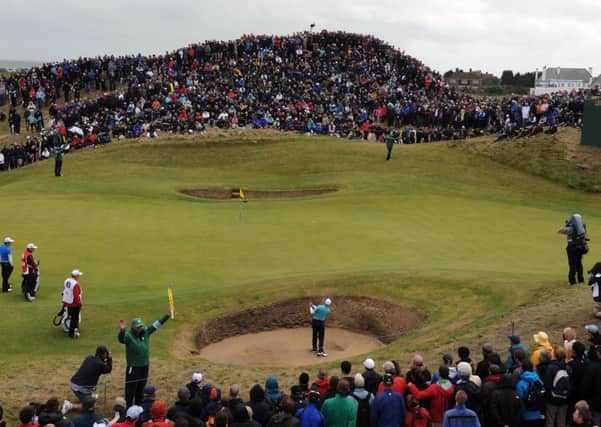 The Open Golf championship at Royal St George's in 2011. Sergio Garcia plays a shot. Picture: Ian Rutherford
