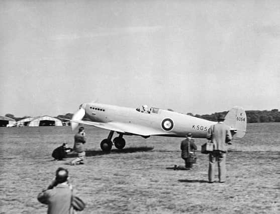 On this day in 1936 the Spitfire fighter, designed by RJ Mitchell, made its maiden flight at Eastleigh Aerodrome. Picture: Getty