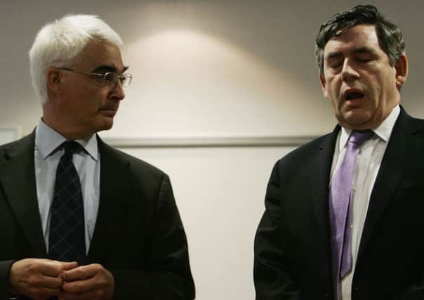 Gordon Brown and Alistair Darling. Picture: Getty
