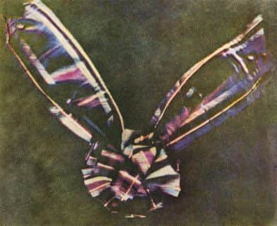 The tartan ribbon - thought to be the world's first colour photograph. Picture: Creative Commons