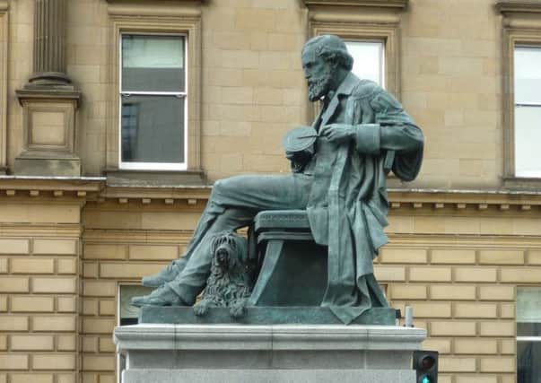 James Clerk Maxwell statue on the eastern end of George Street, Edinburgh. Picture: Creative Commons
