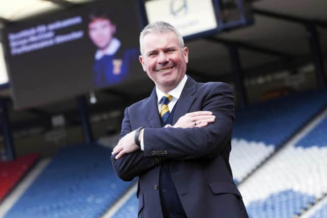 Brian McClair was back at Hampden yesterday to be unveiled as SFA performance director. Picture: SNS