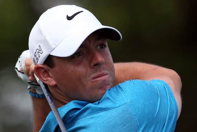 Rory McIlroy: four over at turn. Picture: Getty