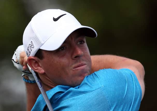 Rory McIlroy: four over at turn. Picture: Getty