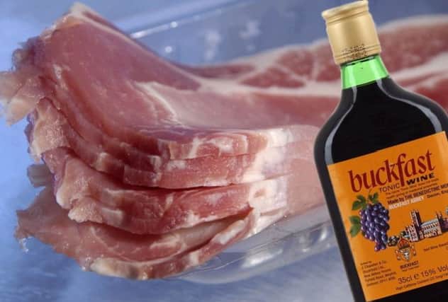 Buckfast-flavoured bacon will be on sale at Rendalls Quality Butchers in Alva. Pictures: PA/TSPL