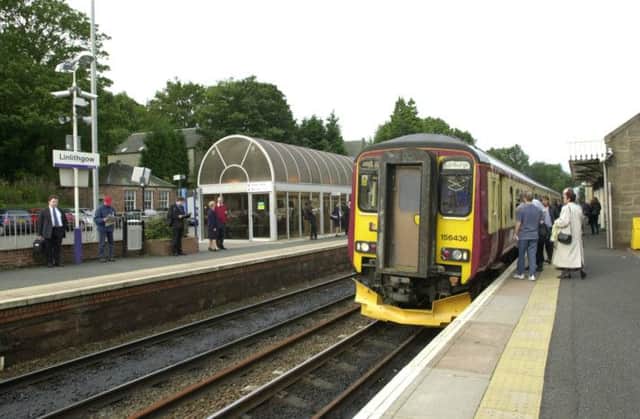 Trains will run between Glasgow and Linlithgow, where passengers will need another train or bus to get to/from Edinburgh. Picture: TSPL