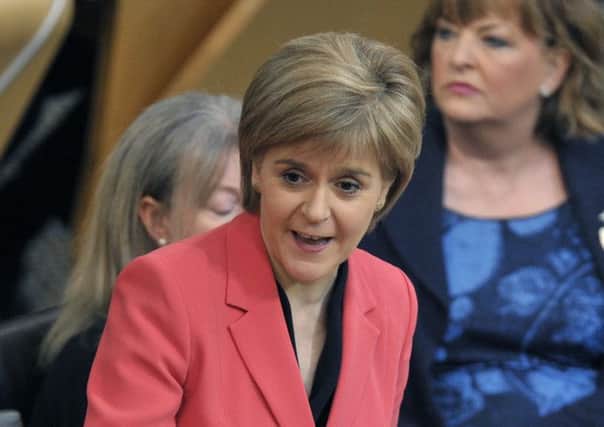 After taking on the top job in Scottish politics last year, Ms Sturgeon has made sure that half of her cabinet team are female. Picture: TSPL
