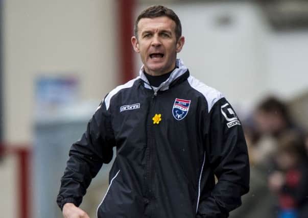 Ross County manager Jim McIntyre. Picture: SNS