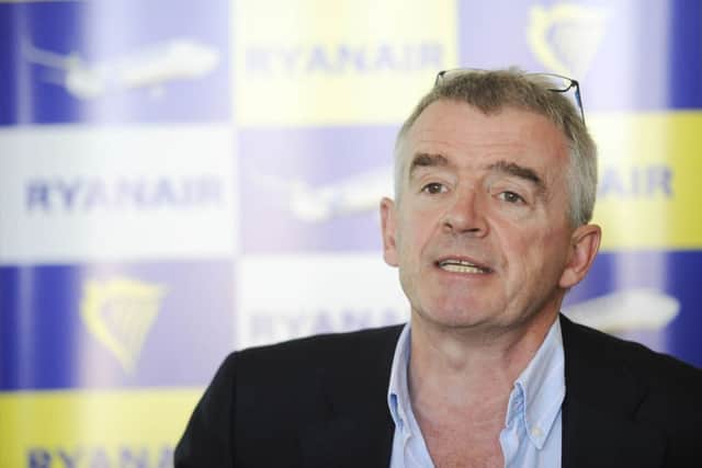 Michael O'Leary said Ryanair would double the amount of passengers travelling in Scotland. Picture: Greg Macvean
