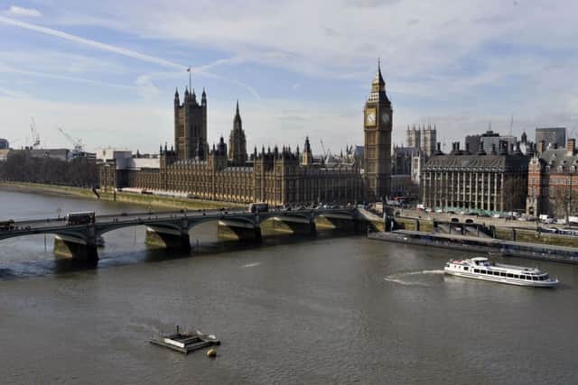 Westminster Bridge and the Houses of Parliament. Picture: PA