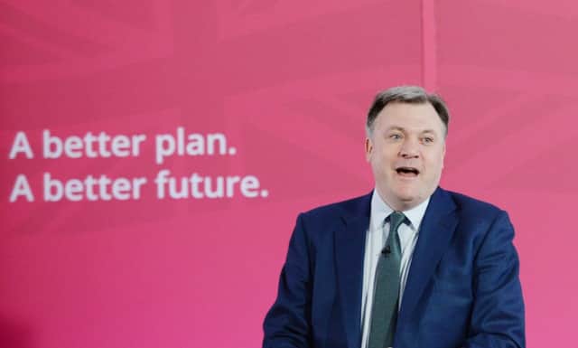 Shadow Chancellor Ed Balls. Picture: PA
