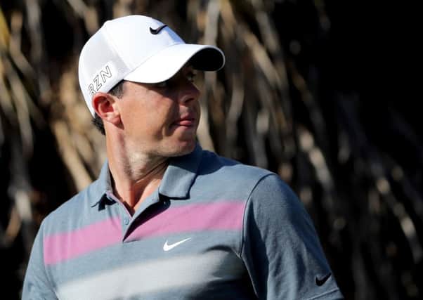 Rory McIlroy has been criticised in some quarters for losing his temper. Picture: Getty