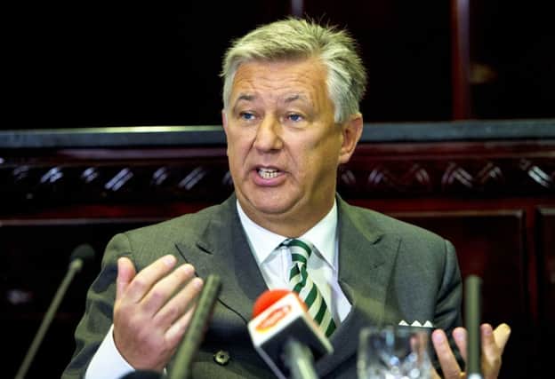 Peter Lawwell says that the current TV deal is worth so little that his club could live without it. Picture: SNS