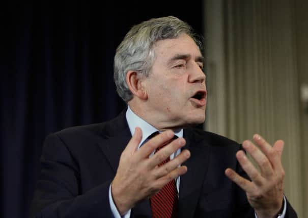 Gordon Brown has warned against Britain leaving the EU. Picture: Scott Louden