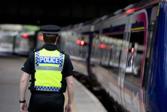British Transport Police at Glasgow Queen Street Station
. Picture: TSPL