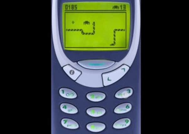Snake shown on a Nokia mobile phone. Picture: Contributed