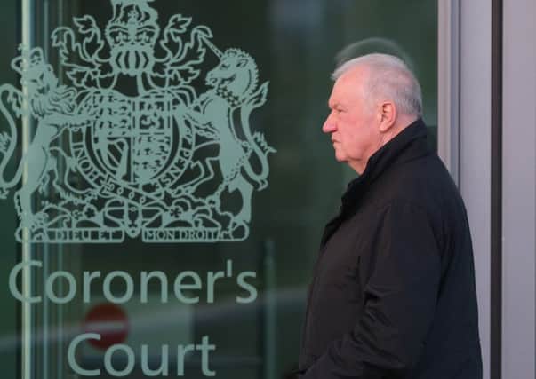 Former police chief David Duckenfield arrives to give evidence at the Hillsborough inquest. Picture: Getty