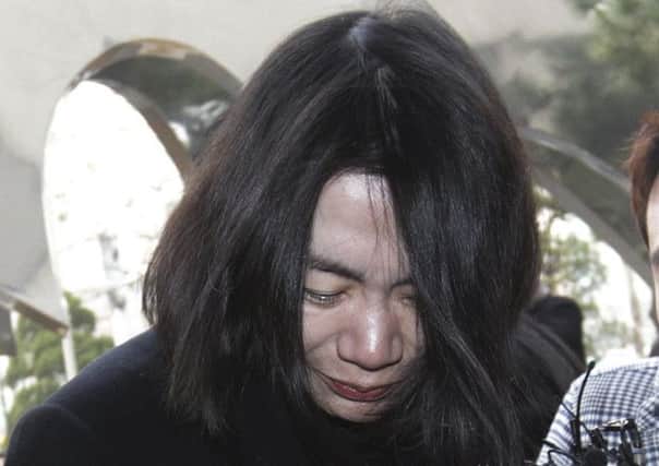 Korean Air heiress Cho Hyunah was jailed over the nut rage case. Picture: AP