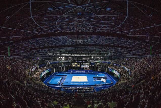 Events such as the rhythmic gymnastics helped make the Commonwealth Games a financial hit. Picture: Jane Barlow
