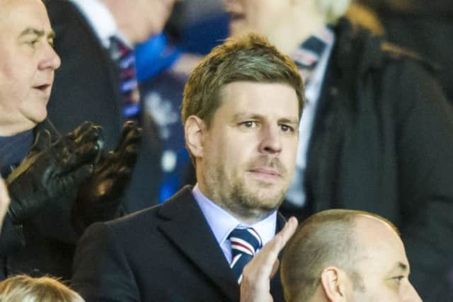 Chris Graham pictured at Ibrox at the 1-1 draw between Rangers and Queen of the South. Picture: SNS