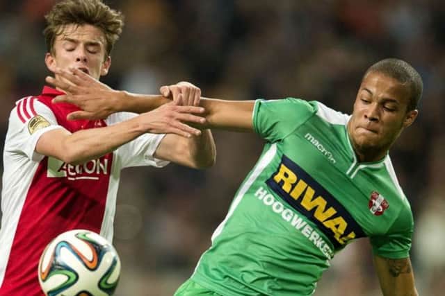 William Troost-Ekong in action for Dordrecht against Ajax. Picture: AFP/Getty