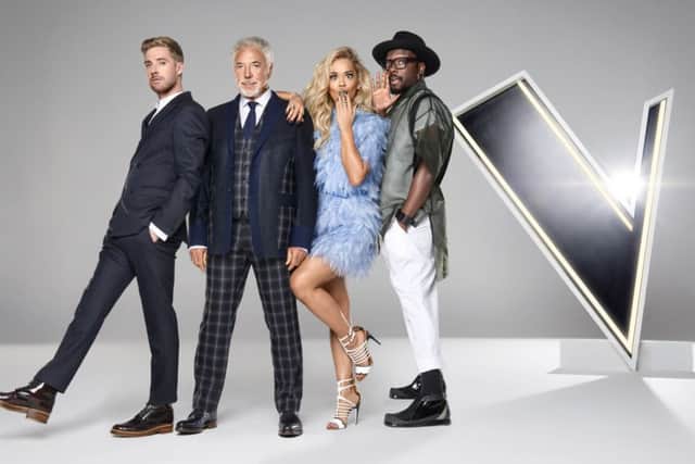 Will.i.am, Rita Ora, Sir Tom Jones and Ricky Wilson are the stars of The Voice which began in the Netherlands. Picture: Ray Burmiston