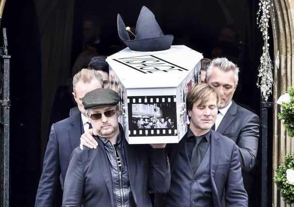 Pall bearers included Martin Kemp and Boy George. Picture: PA