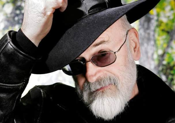 Sir Terry Pratchett. 1948 - 2015. Picture: SWNS