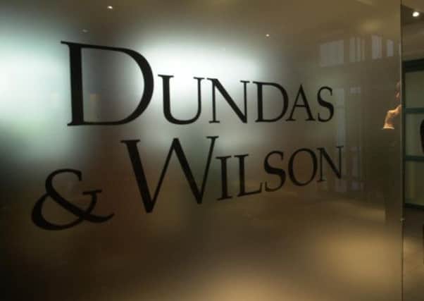 Dundas & Wilson was one of a few mid-level firms which went into consolidation. Picture: Robert Perry