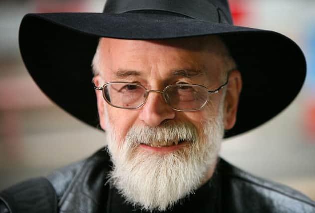 Sir Terry Pratchett, whose death was announced in a tweet. Picture: Getty
