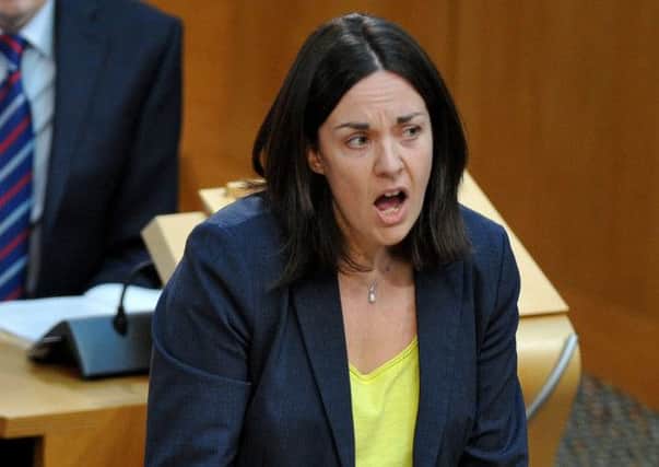 Scottish Labour deputy leader Kezia Dugdale criticised the SNP during FMQs. Picture: Ian Rutherford