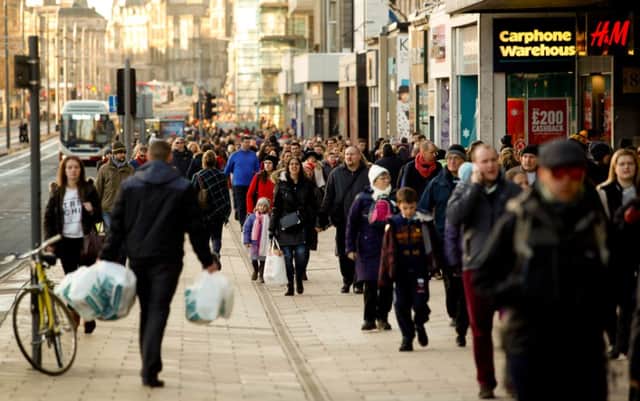 Scottish shops enjoyed a busy February. Picture: Scott Louden/JP