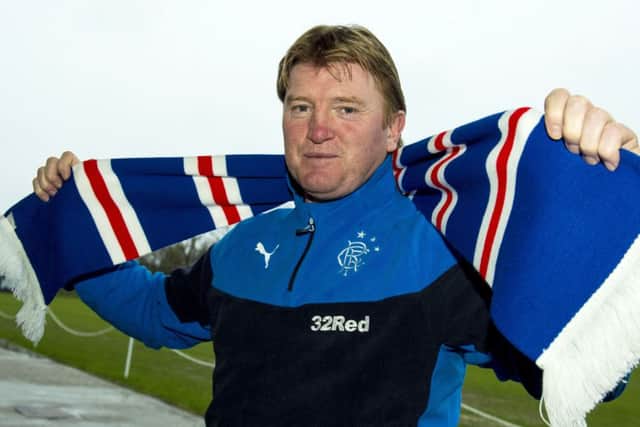All smiles from Stuart McCall as he is unveiled as the new Rangers manager. Picture: SNS
