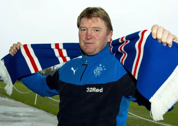 All smiles from Stuart McCall as he is unveiled as the new Rangers manager. Picture: SNS
