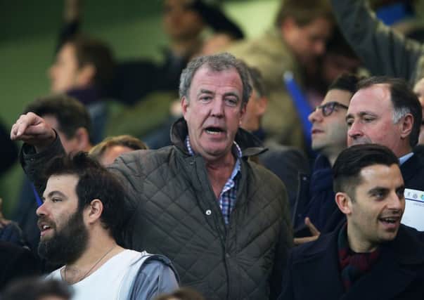 Jeremy Clarkson attends the match between Chelsea and Paris Saint-GermaiN. Picture: Getty