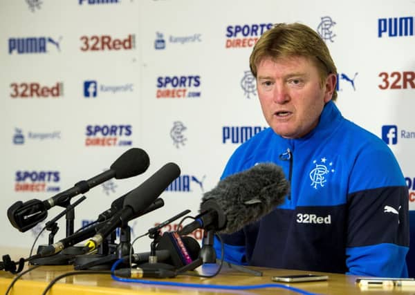 Stuart McCall has been appointed Rangers manager until the end of the season. Picture: SNS