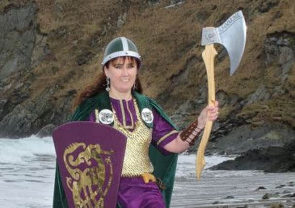 Lesley Simpson will lead the Up Helly Aa festival
