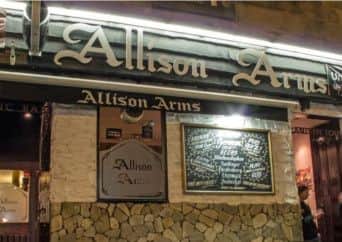 The Allison Arms in Glasgow's Southside. Picture: The Allison Arms