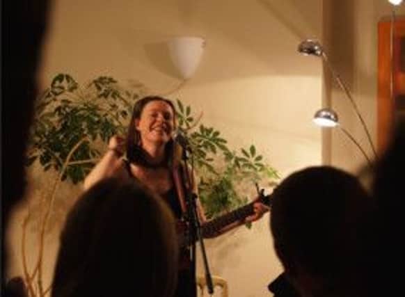 Musician Amy Duncan performed a set at Loud and Clears audio emporium