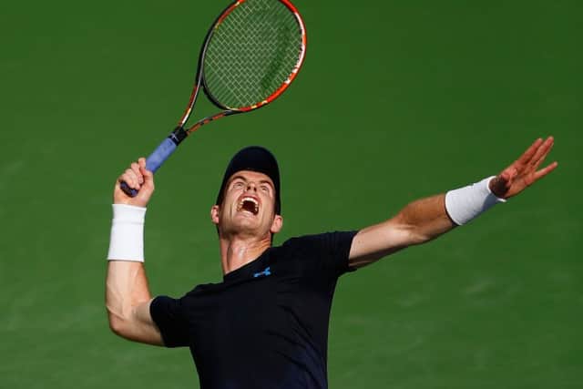 Andy Murray moved through to the third round with a 61, 63 win over Vasek Pospisil. Picture: Getty